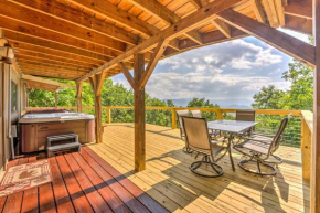 Mountain View Cabin with Hot Tub 27 Mi to Asheville